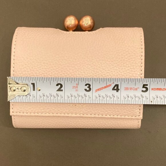 Ted Baker London Pink Wallet Maciey Bobble Small Leather Purse Barbie Core NWOT - Picture 14 of 16